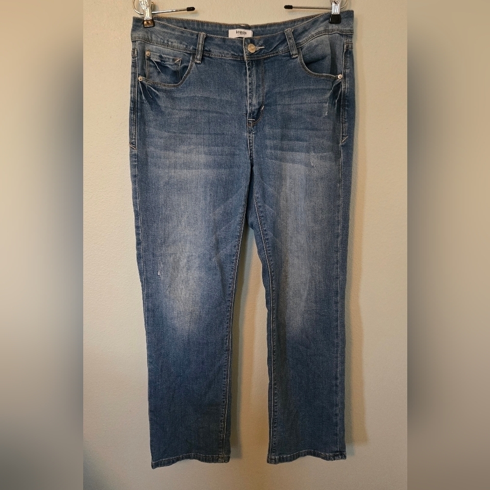 Kensie | Straight Leg Mid Rise Jeans Size 8/29